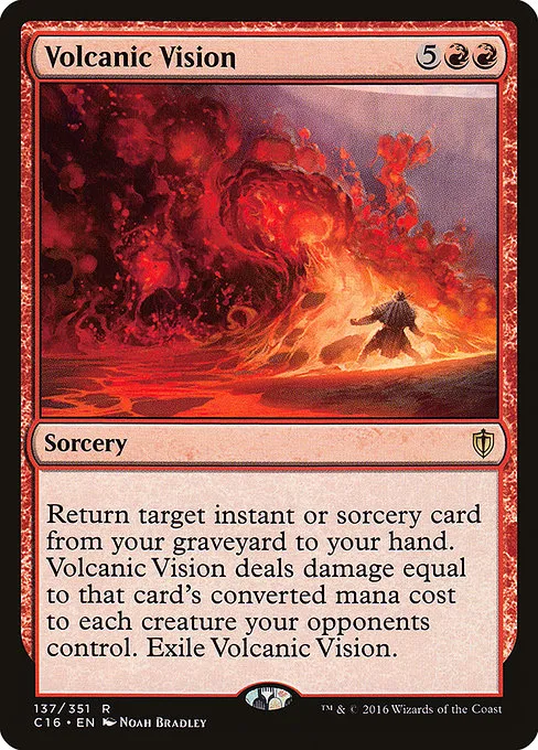 Volcanic Vision · Commander 2016 137/351