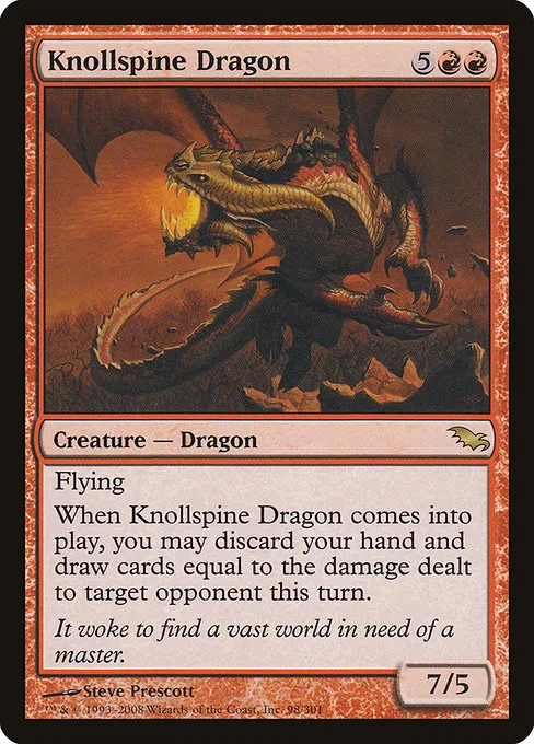 Knollspine Dragon · Shadowmoor 98/302