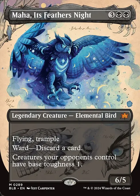 Maha, Its Feathers Night · Bloomburrow 289/398