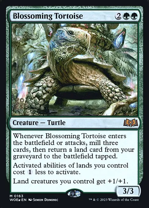 Blossoming Tortoise · Wilds of Eldraine Promos 163s/160