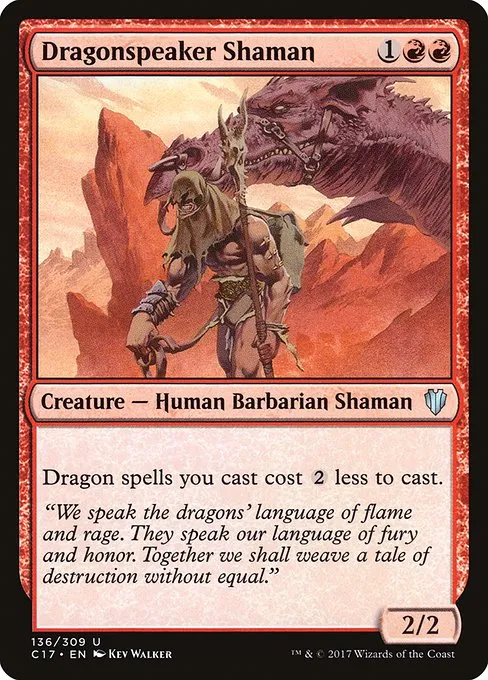 Dragonspeaker Shaman · Commander 2017 136/309