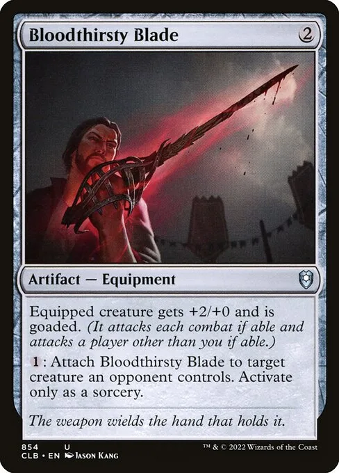 Bloodthirsty Blade · Commander Legends: Battle for Baldur's Gate 854/936