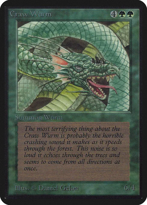 Craw Wurm · Limited Edition Alpha 190/295