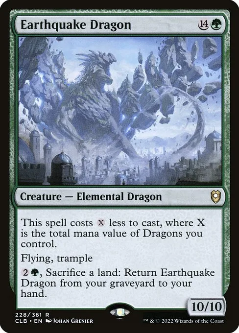 Earthquake Dragon · Commander Legends: Battle for Baldur's Gate 228/936