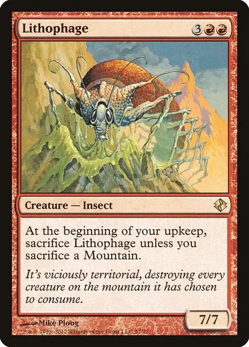 Lithophage · Duel Decks: Venser vs. Koth 57/77
