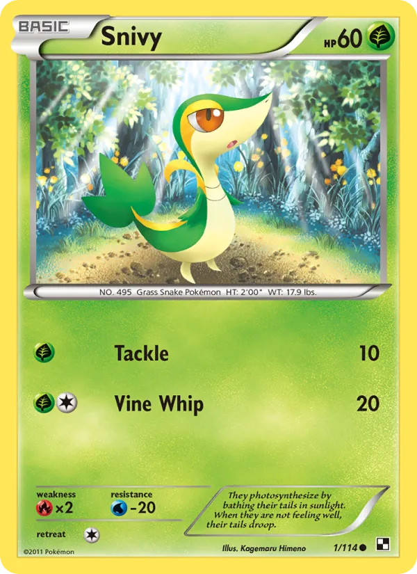 Snivy · Black & White 1/114