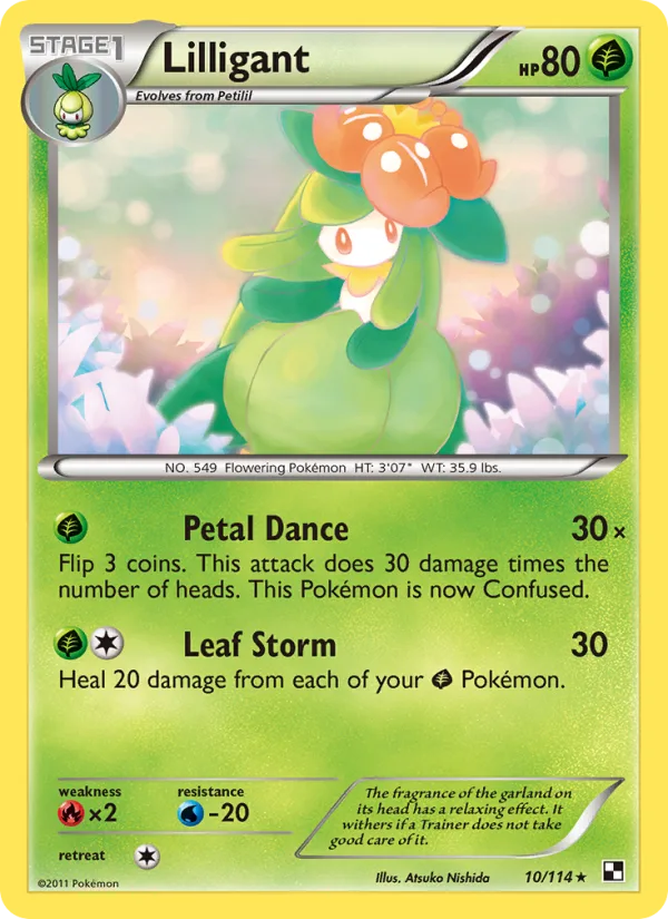 Lilligant · Black & White 10/114