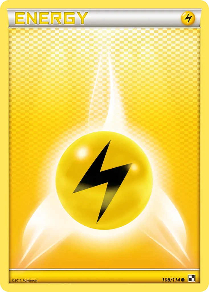 Lightning Energy · Black & White 108/114