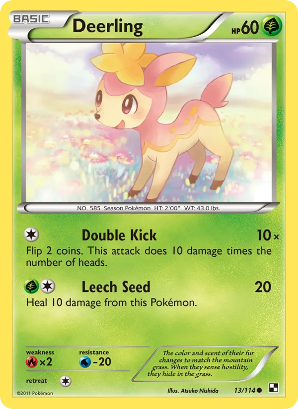 Deerling · Black & White 13/114