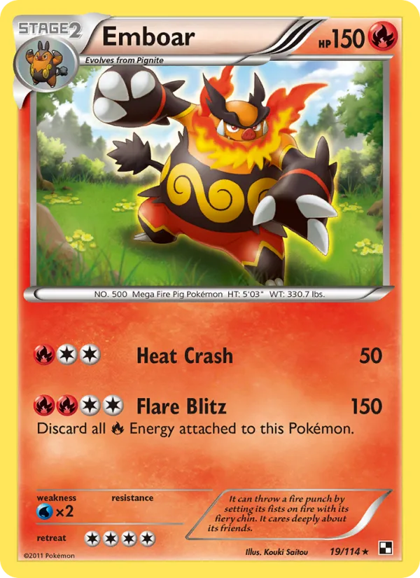 Emboar · Black & White 19/114