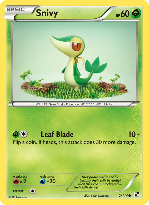 Snivy · Black & White 2/114
