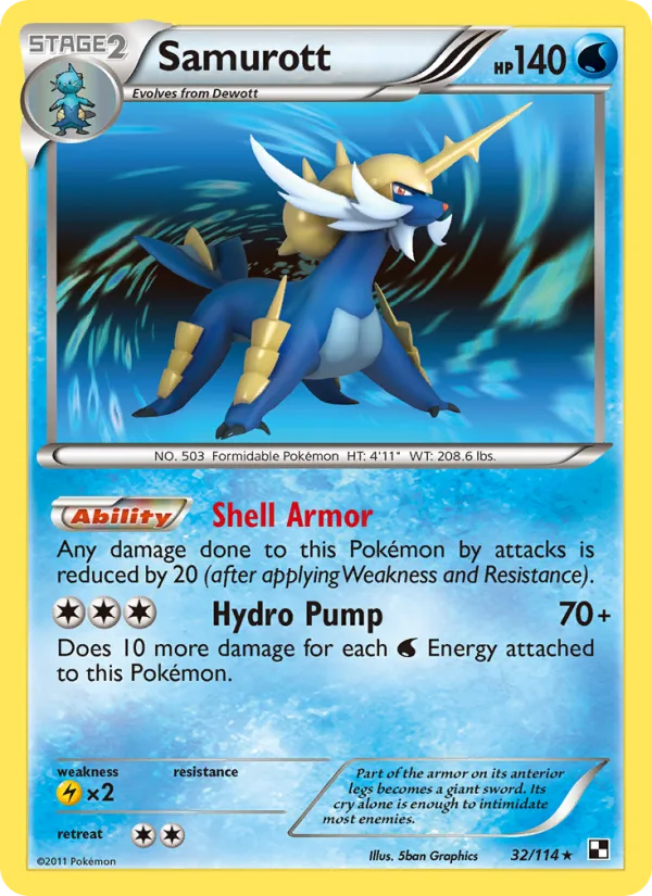 Samurott · Black & White 32/114