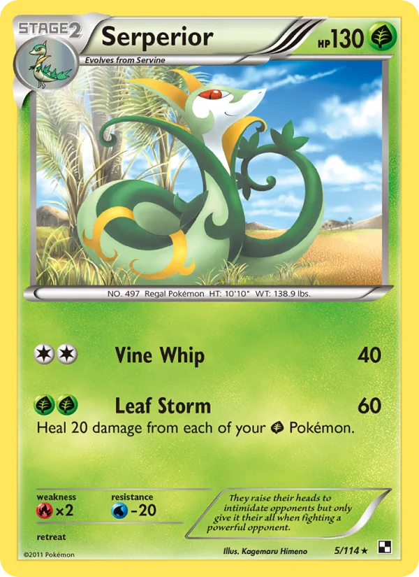 Serperior · Black & White 5/114