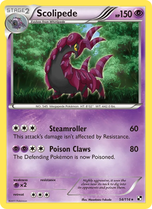 Scolipede · Black & White 54/114