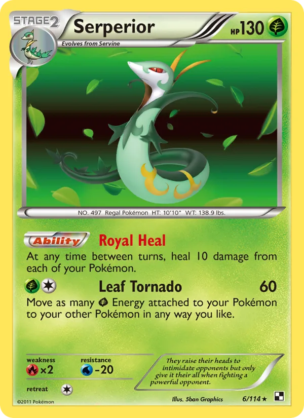Serperior · Black & White 6/114