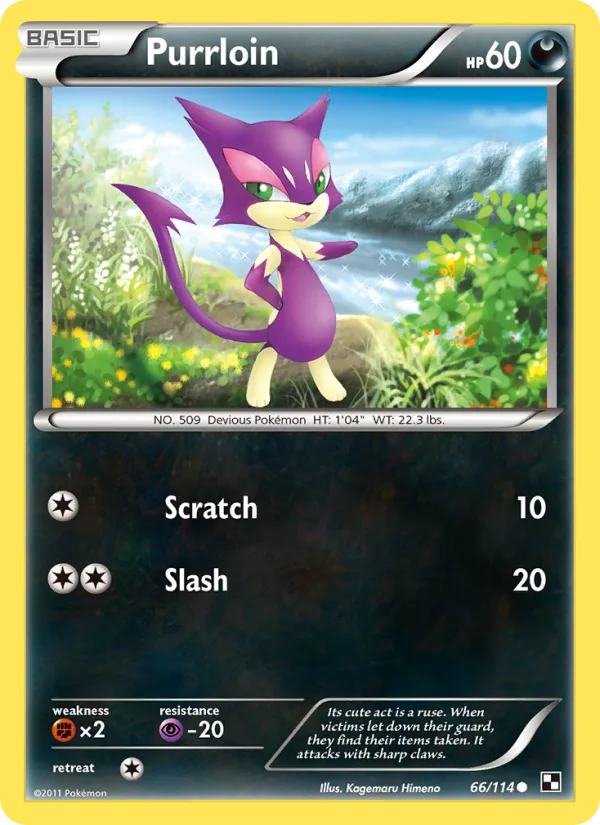 Purrloin · Black & White 66/114