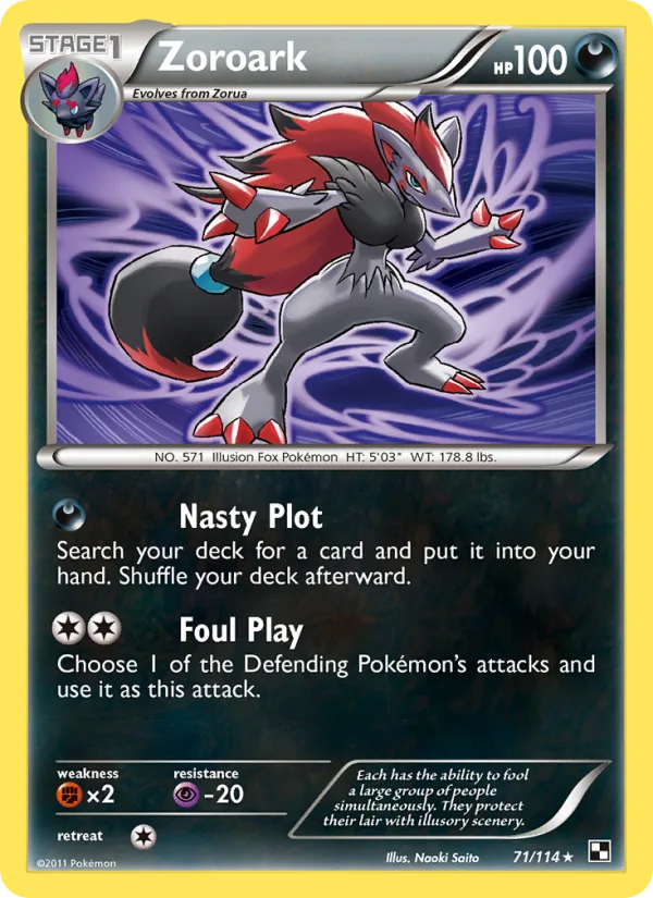 Zoroark · Black & White 71/114