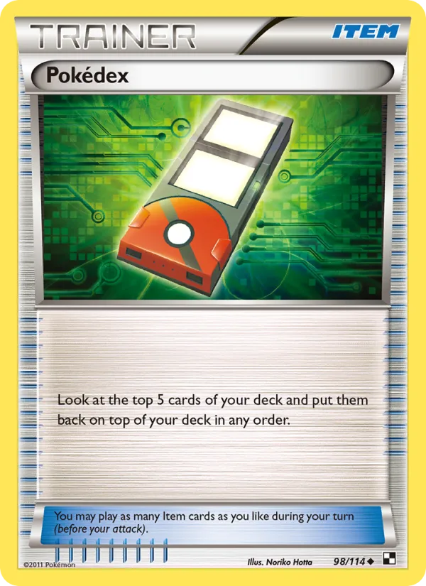 Pokédex · Black & White 98/114