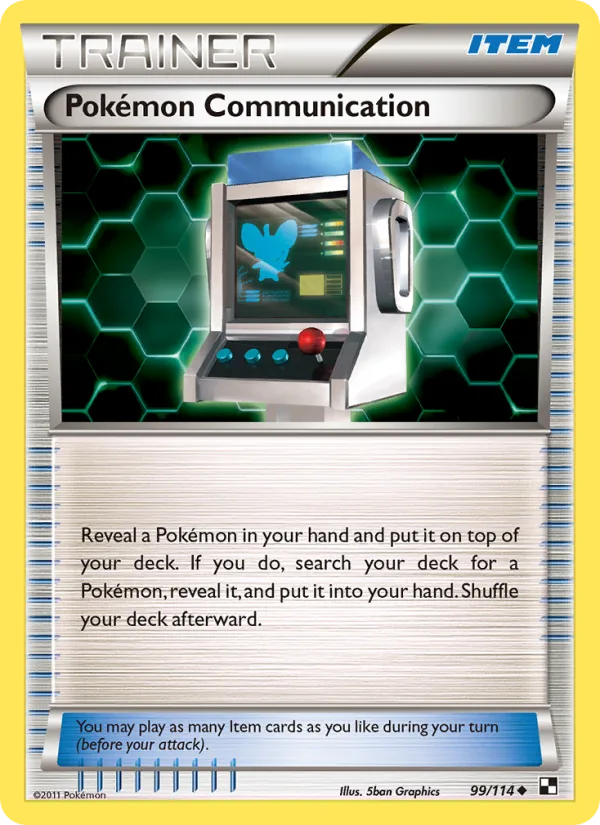 Pokémon Communication · Black & White 99/114