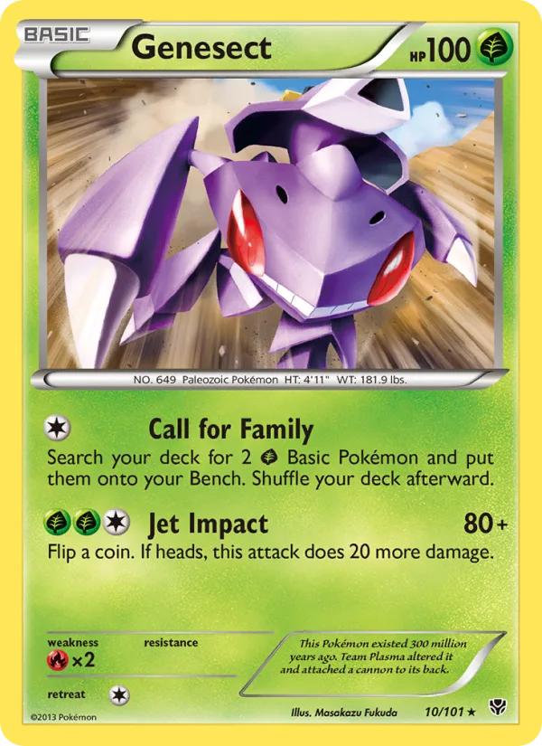 Genesect · Plasma Blast 10/101