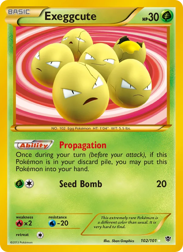 Exeggcute · Plasma Blast 102/101