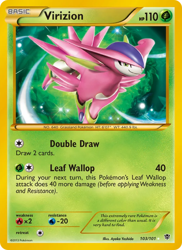 Virizion · Plasma Blast 103/101