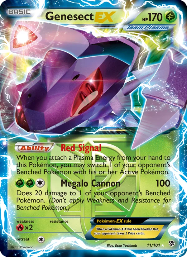 Genesect-EX · Plasma Blast 11/101