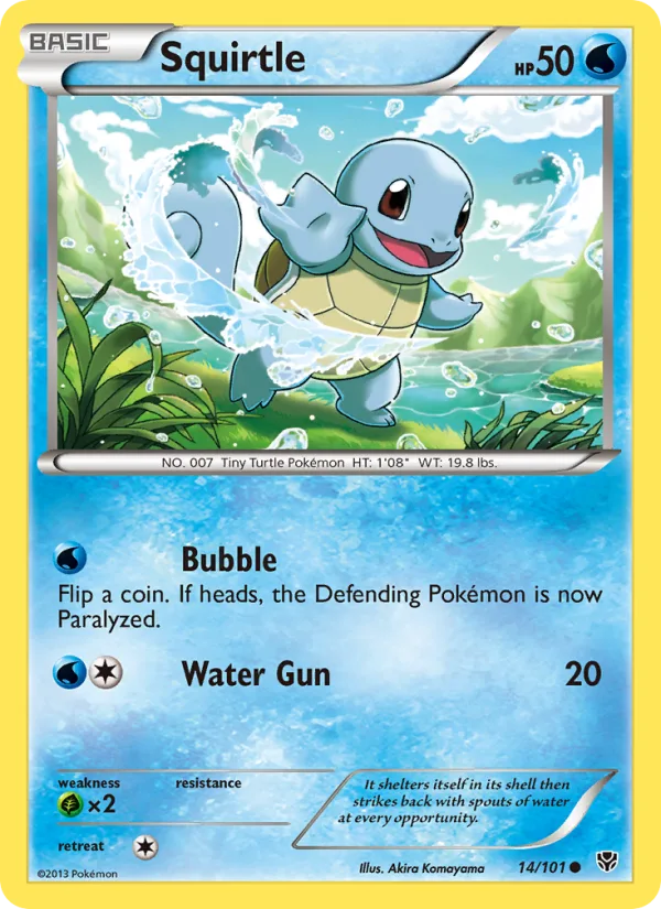 Squirtle · Plasma Blast 14/101