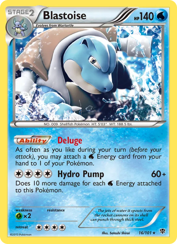 Blastoise · Plasma Blast 16/101