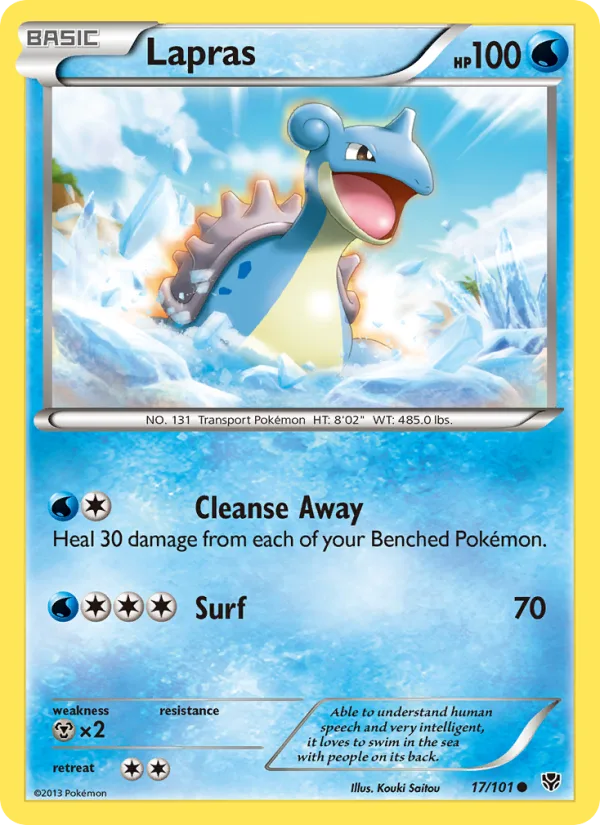 Lapras · Plasma Blast 17/101