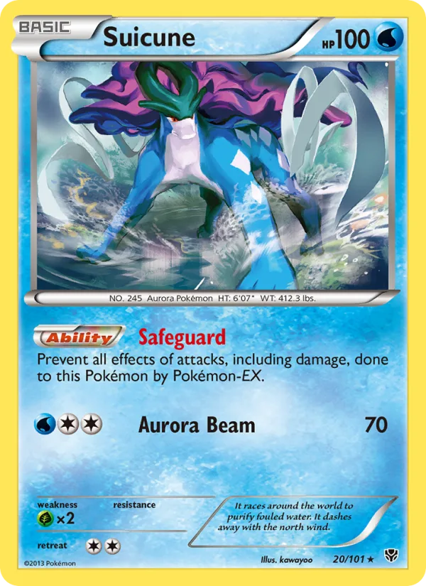 Suicune · Plasma Blast 20/101