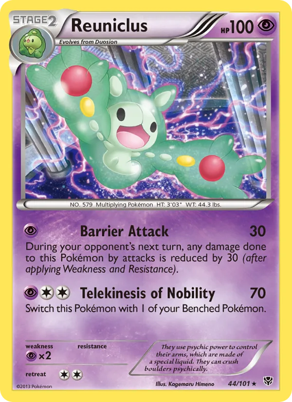 Reuniclus · Plasma Blast 44/101