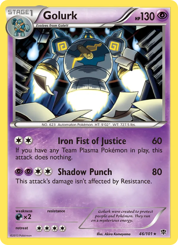 Golurk · Plasma Blast 46/101