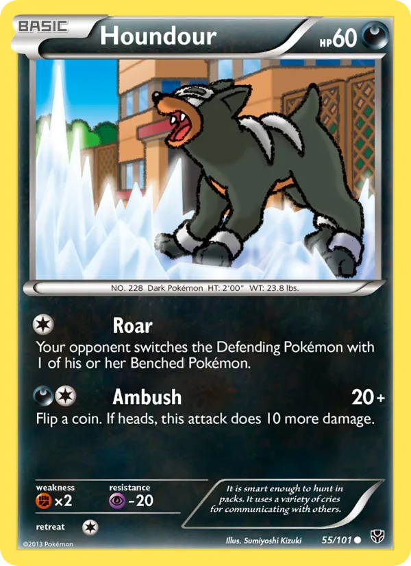 Houndour · Plasma Blast 55/101
