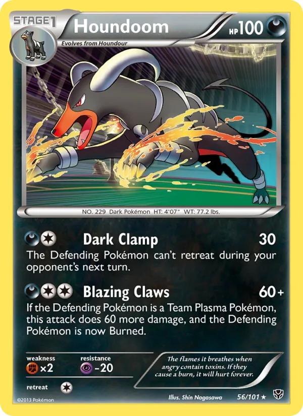 Houndoom · Plasma Blast 56/101