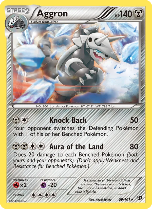 Aggron · Plasma Blast 59/101
