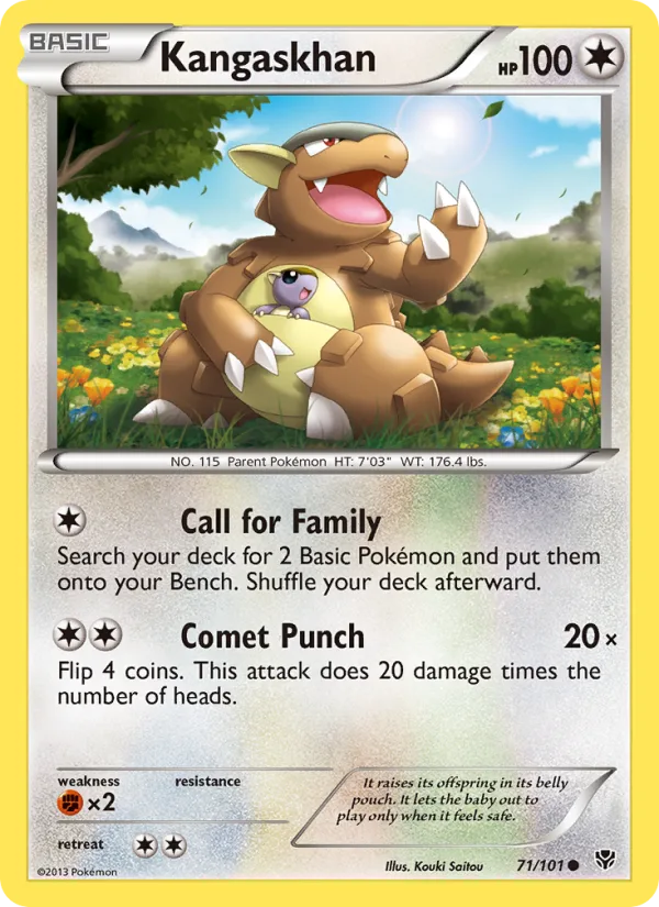 Kangaskhan · Plasma Blast 71/101