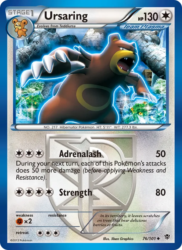 Ursaring · Plasma Blast 76/101