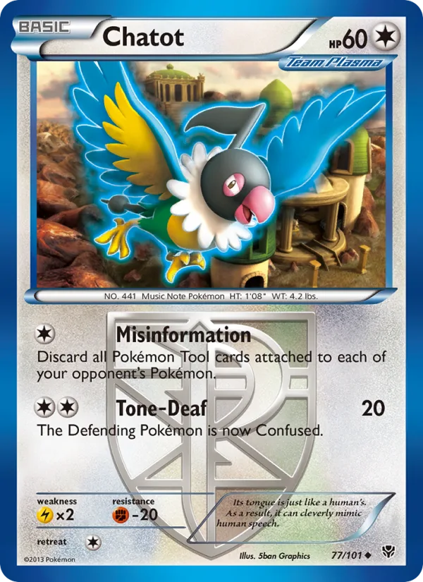 Chatot · Plasma Blast 77/101