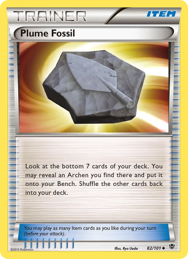 Plume Fossil · Plasma Blast 82/101