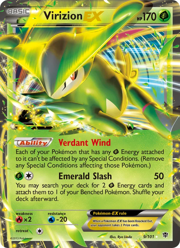 Virizion-EX · Plasma Blast 9/101