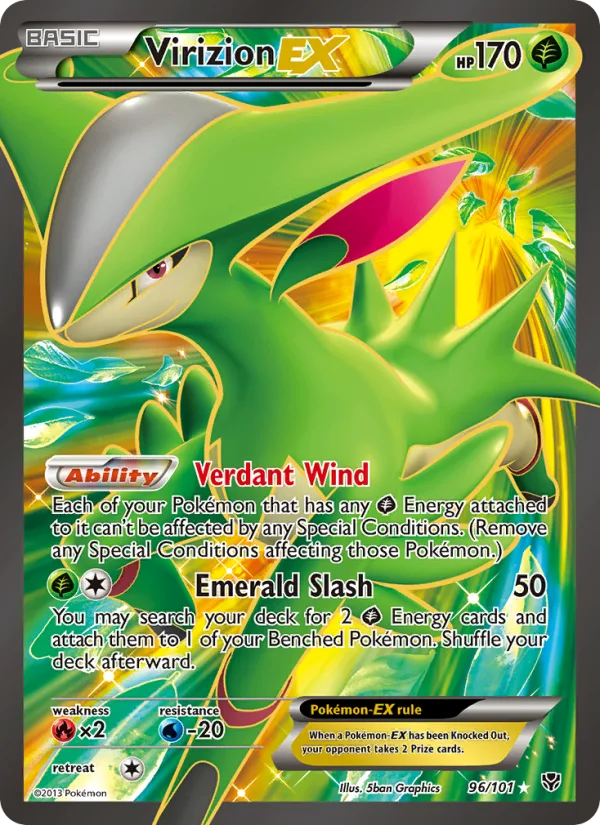 Virizion-EX · Plasma Blast 96/101