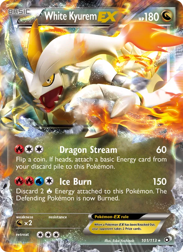 White Kyurem-EX · Legendary Treasures 101/113