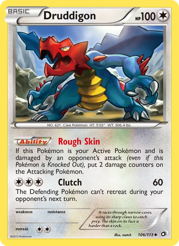 Druddigon · Legendary Treasures 106/113