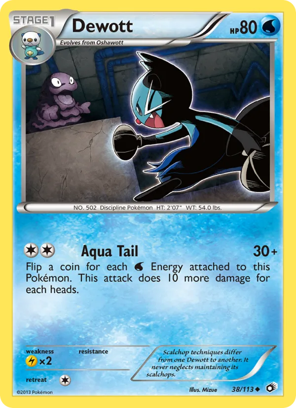 Dewott · Legendary Treasures 38/113