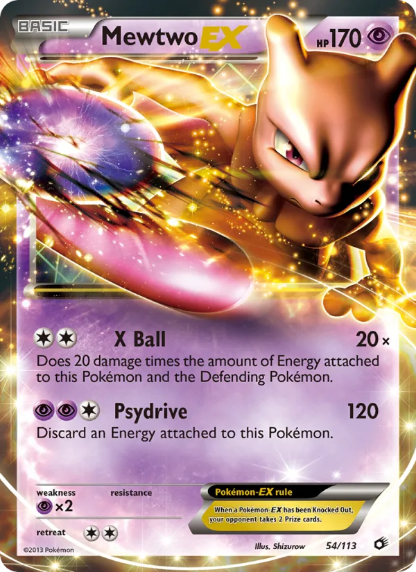 Mewtwo-EX · Legendary Treasures 54/113