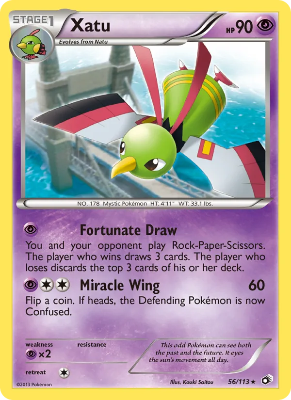 Xatu · Legendary Treasures 56/113