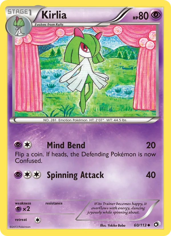 Kirlia · Legendary Treasures 60/113