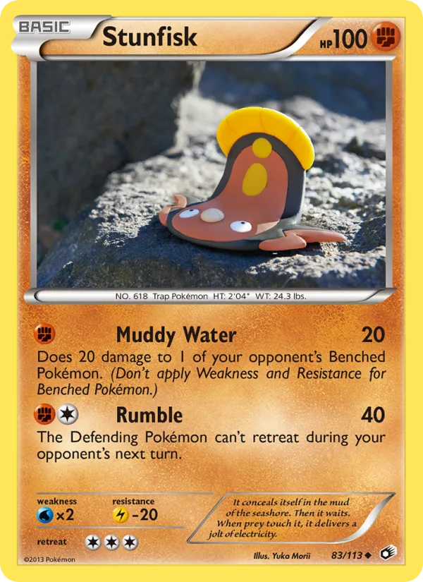 Stunfisk · Legendary Treasures 83/113