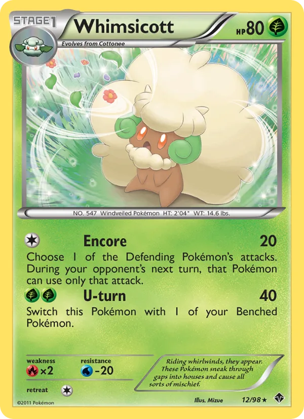 Whimsicott · Emerging Powers 12/98